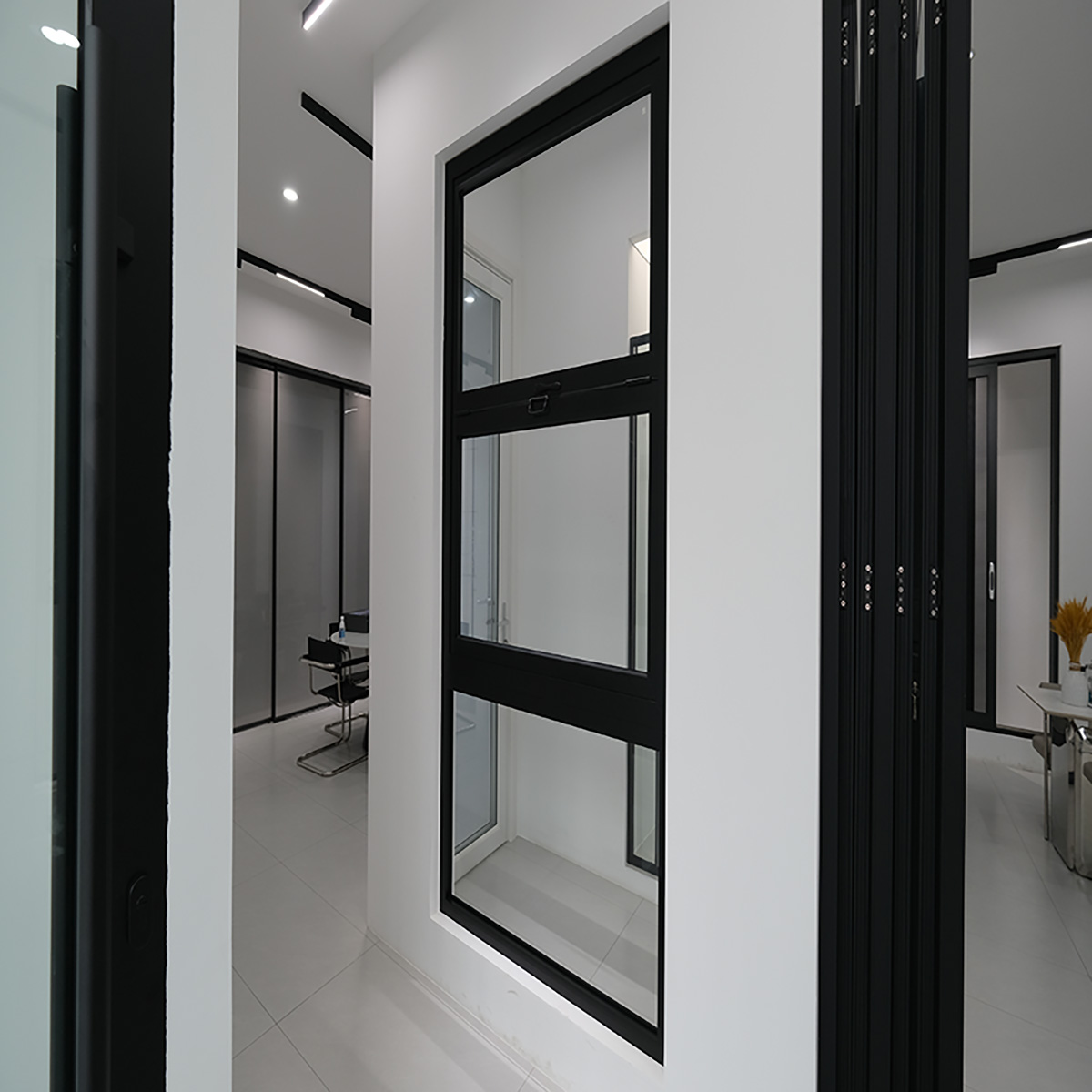 Up and down folding Window