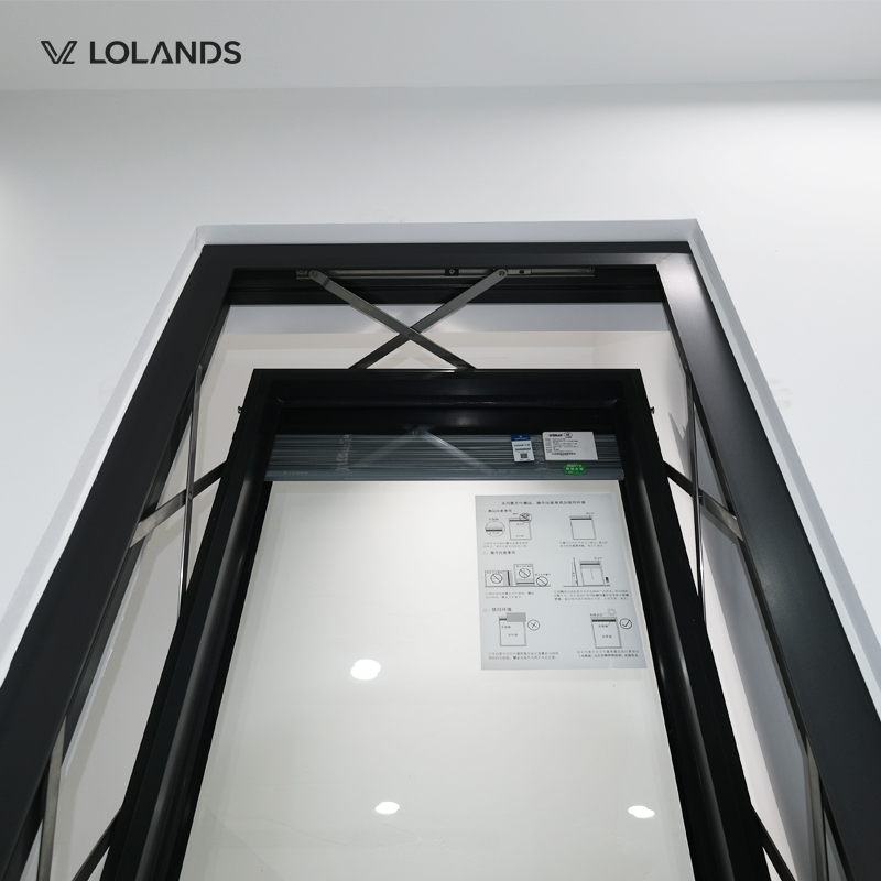 Sliding and translating the external window