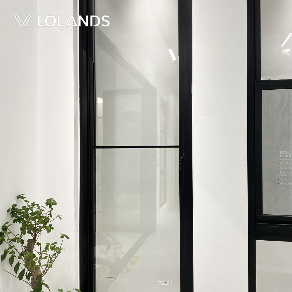 Lift the glass window.